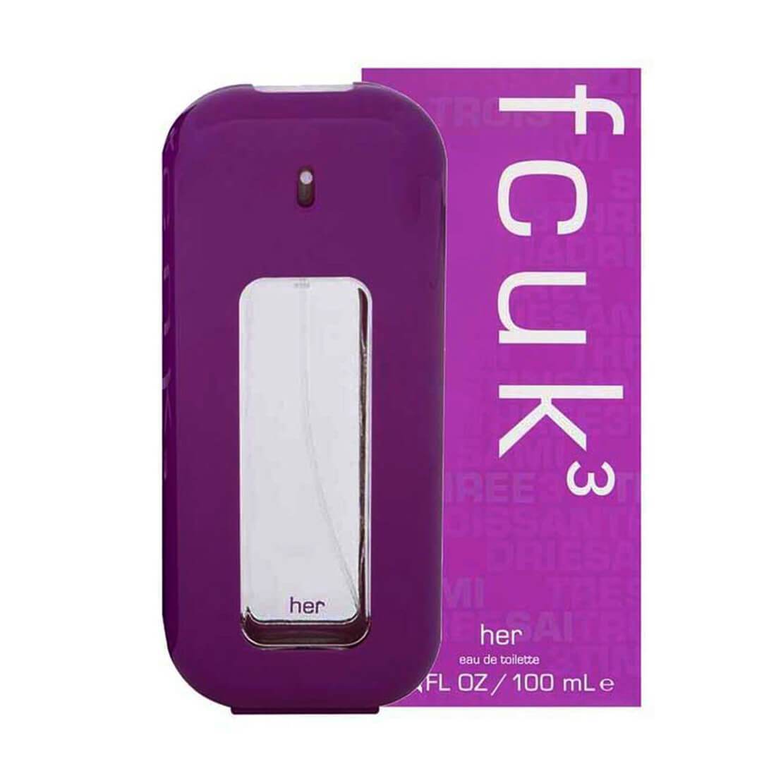 Fcuk 3 Her Eau De Toilette For Men