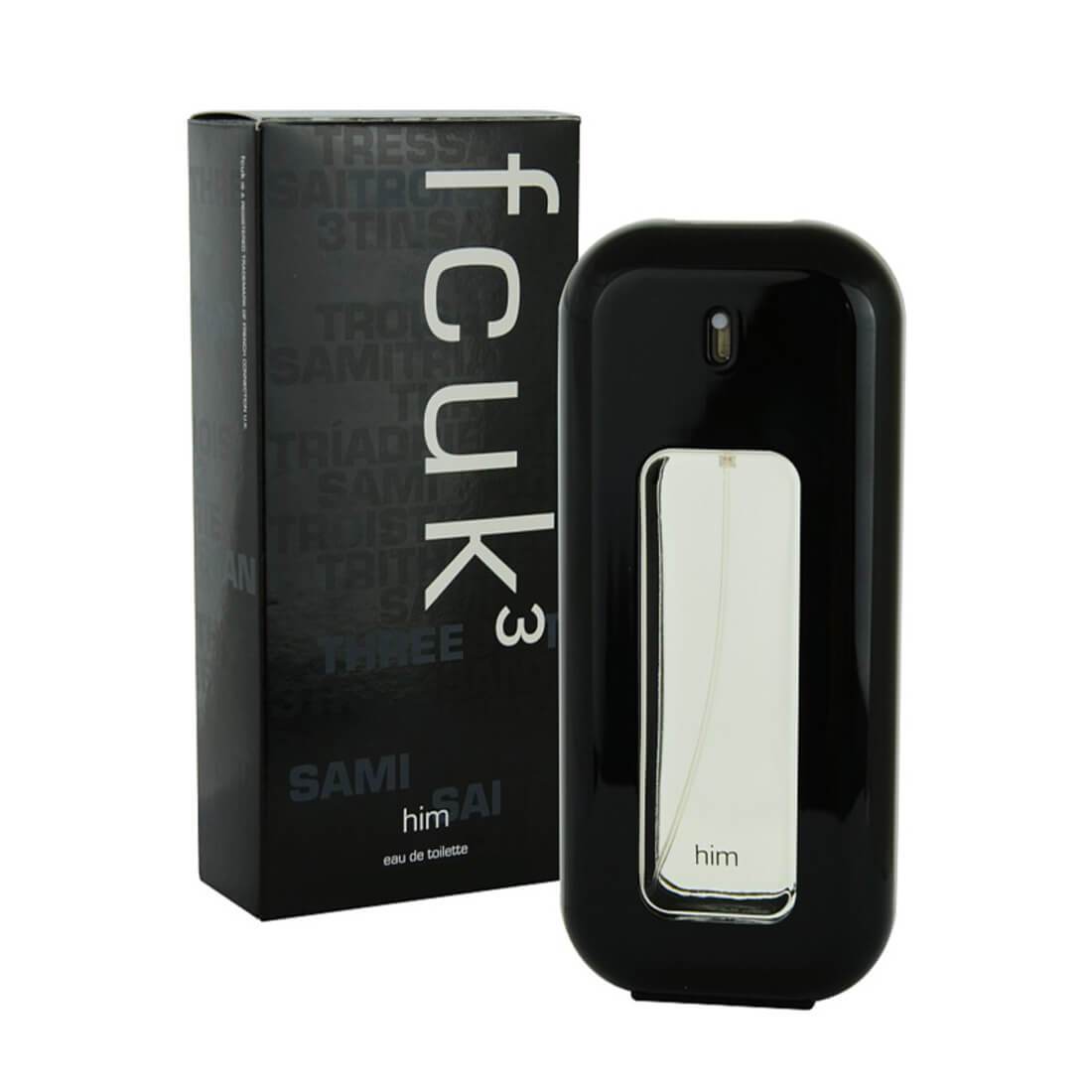 Fcuk 3 Him Eau De Toilette For Men