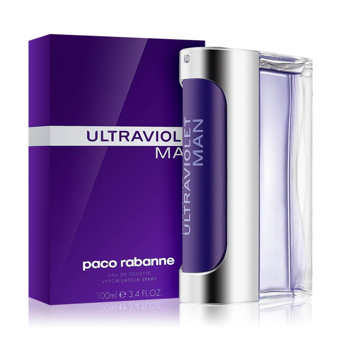 Paco Rabanne Ultraviolet Eau De Toilette Perfume For Men - 100Ml