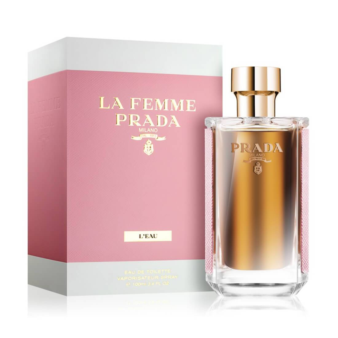 Prada L'Femme L'Eau Eau De Toilette For Women - 100Ml