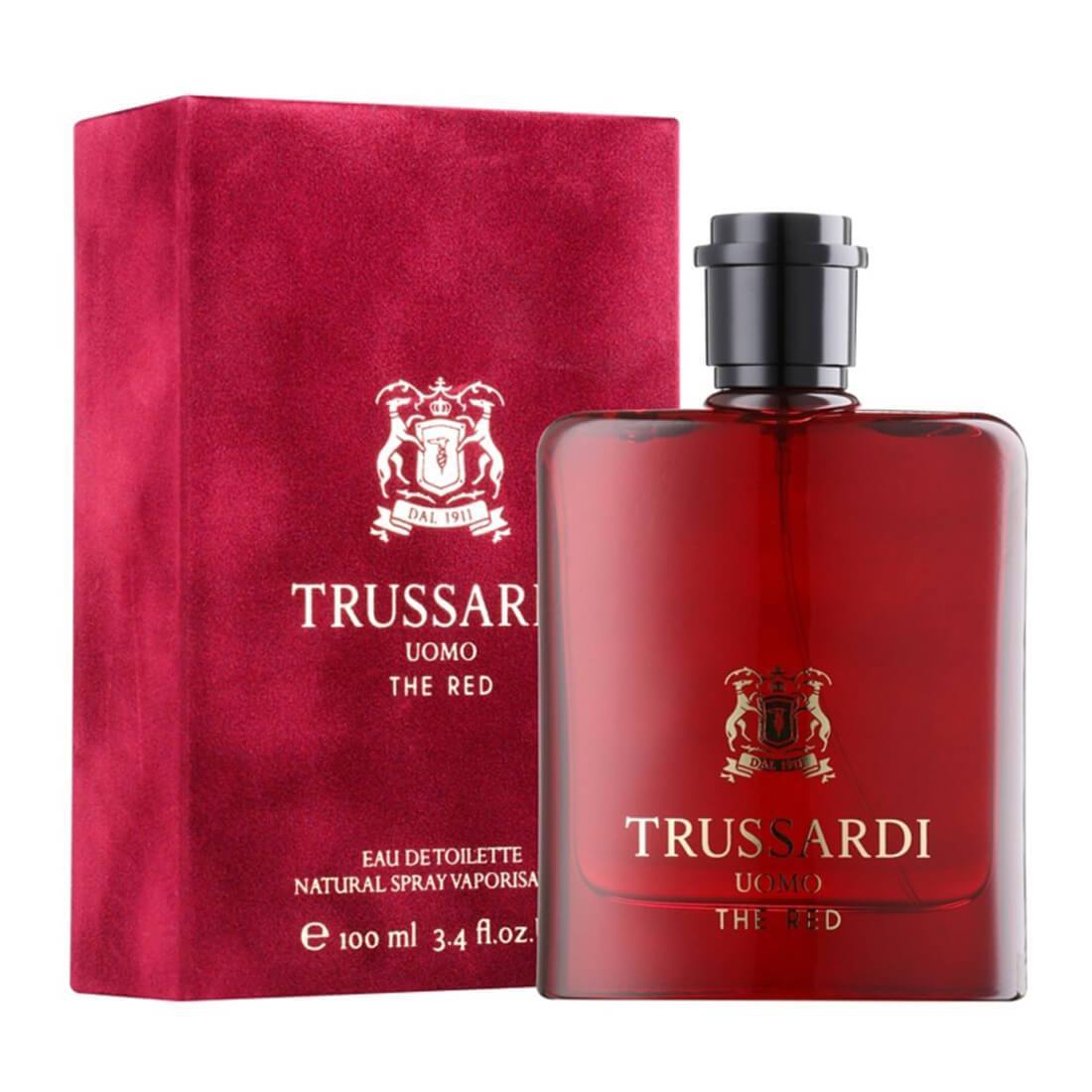 Trussardi Uomo The Red Eau De Toilette For Men - 100Ml