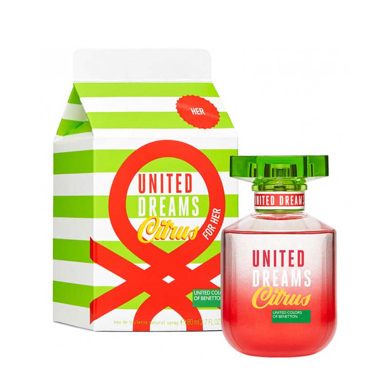 United Colors Of Benetton United Dreams Citrus Eau De Toilette For Her100 Ml