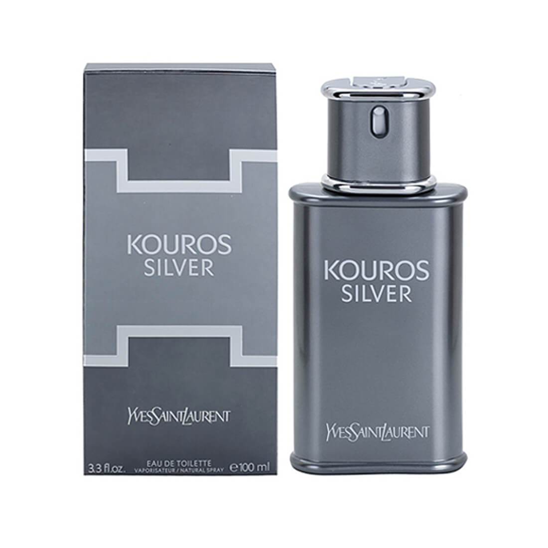 Yves Saint Laurent Kouros Silver Edt Perfume For Men - 100Ml